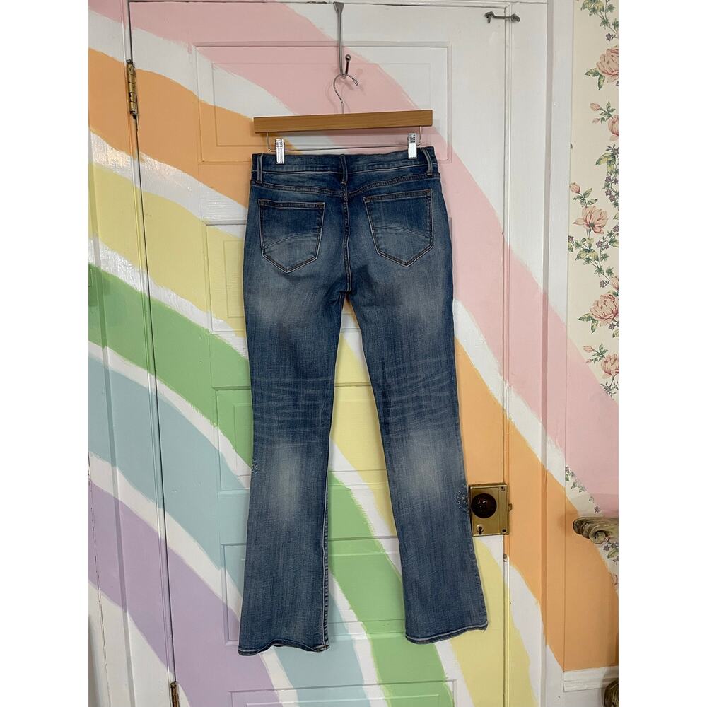 Driftwood Kelly Classic Fit Embroidered Floral Bootcut Jeans Womens 27 - Picture 5 of 14